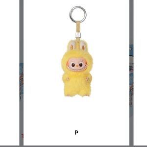 LABUBU LETTER P mini keychain guaranteed authentic